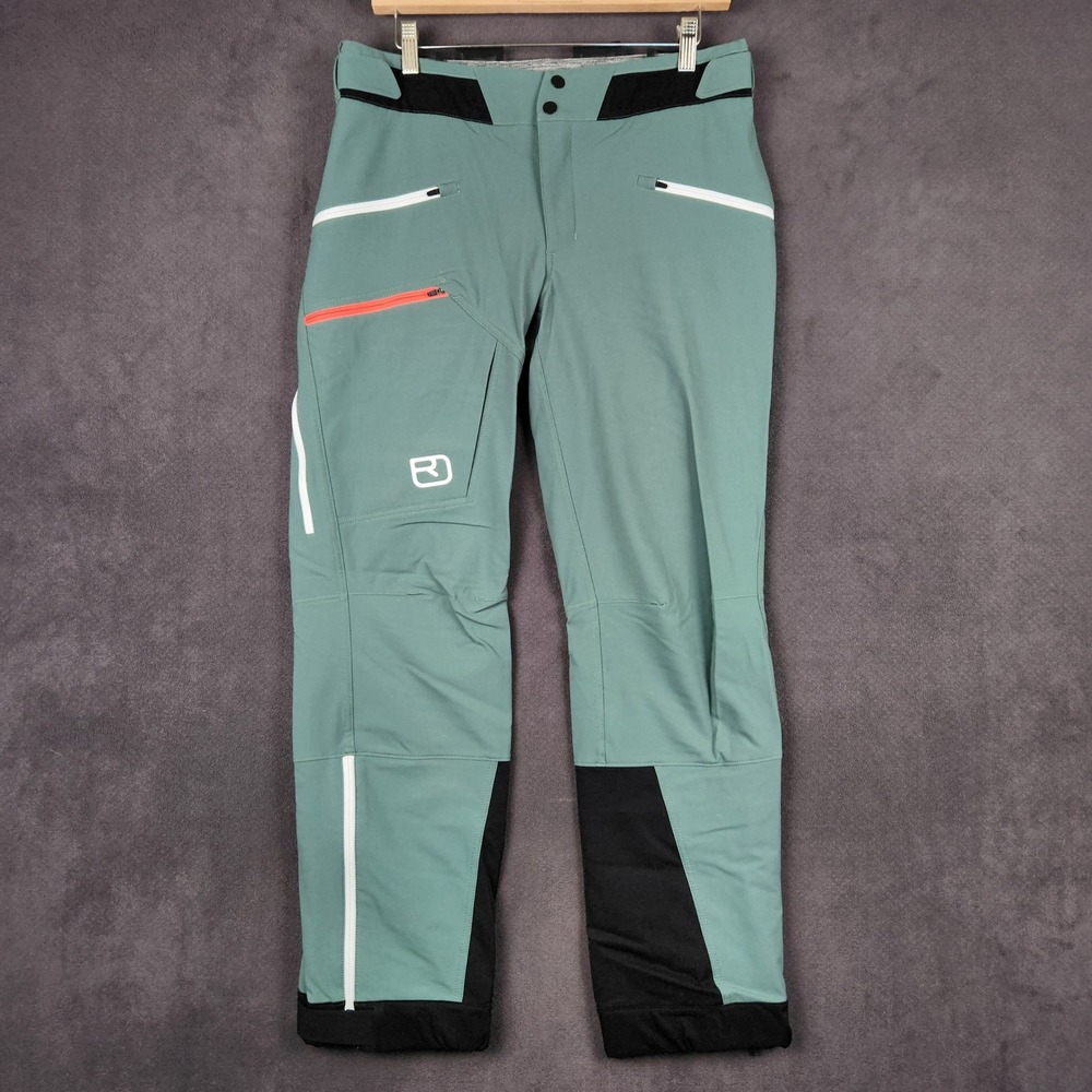 Ortovox Medola Pant Womens Medium Arctic Gray 3L Deep Shell Merino Ski Snowboard